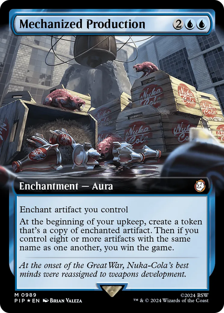 Production mécanisée — Fallout — Magic: The Gathering