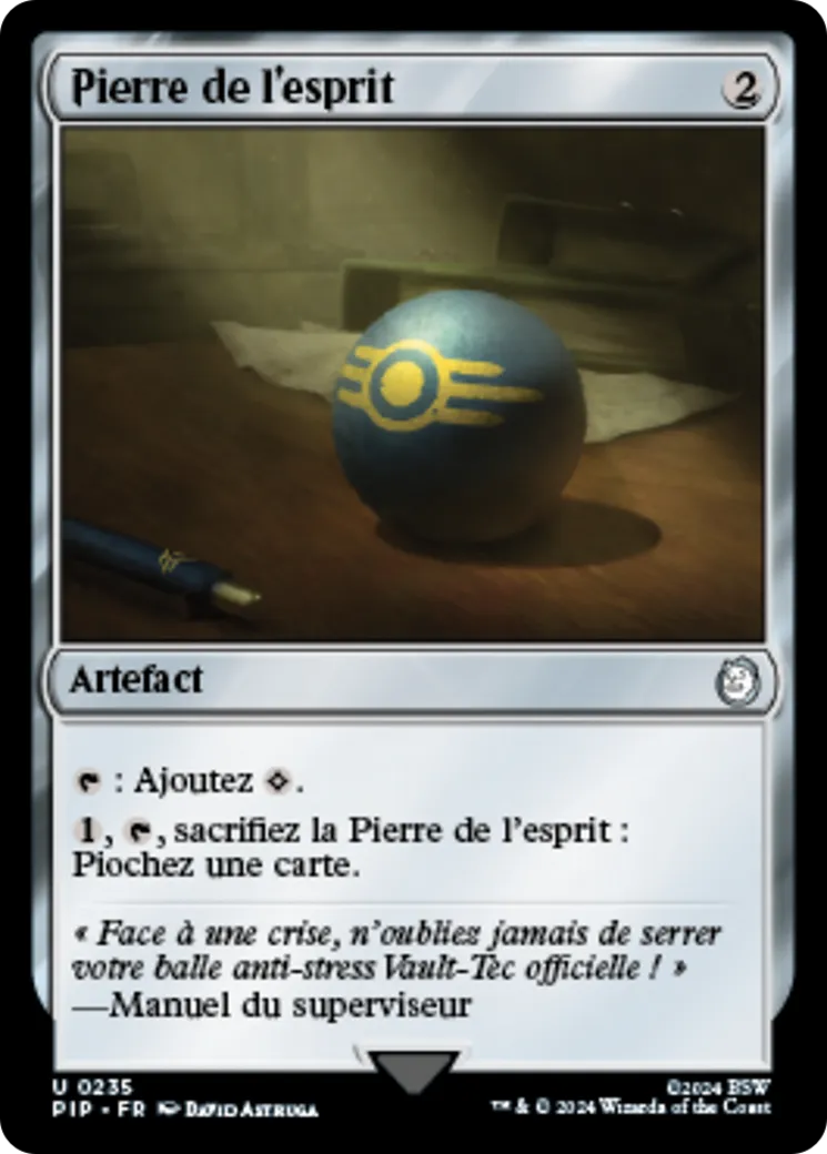 Pierre de l'esprit from Fallout - Magic: The Gathering
