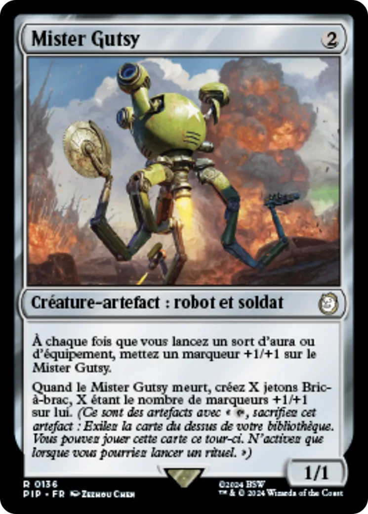 Mister Gutsy from Fallout - Magic: The Gathering