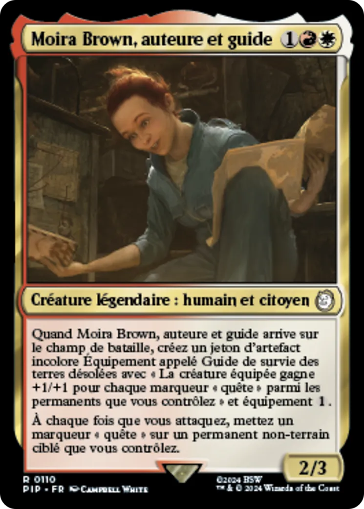 Moira Brown, auteure et guide — Fallout — Magic: The Gathering