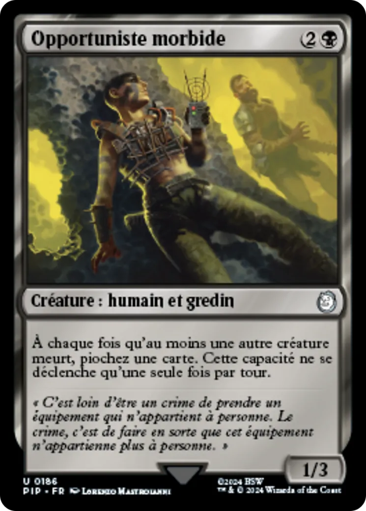 Opportuniste morbide — Fallout — Magic: The Gathering