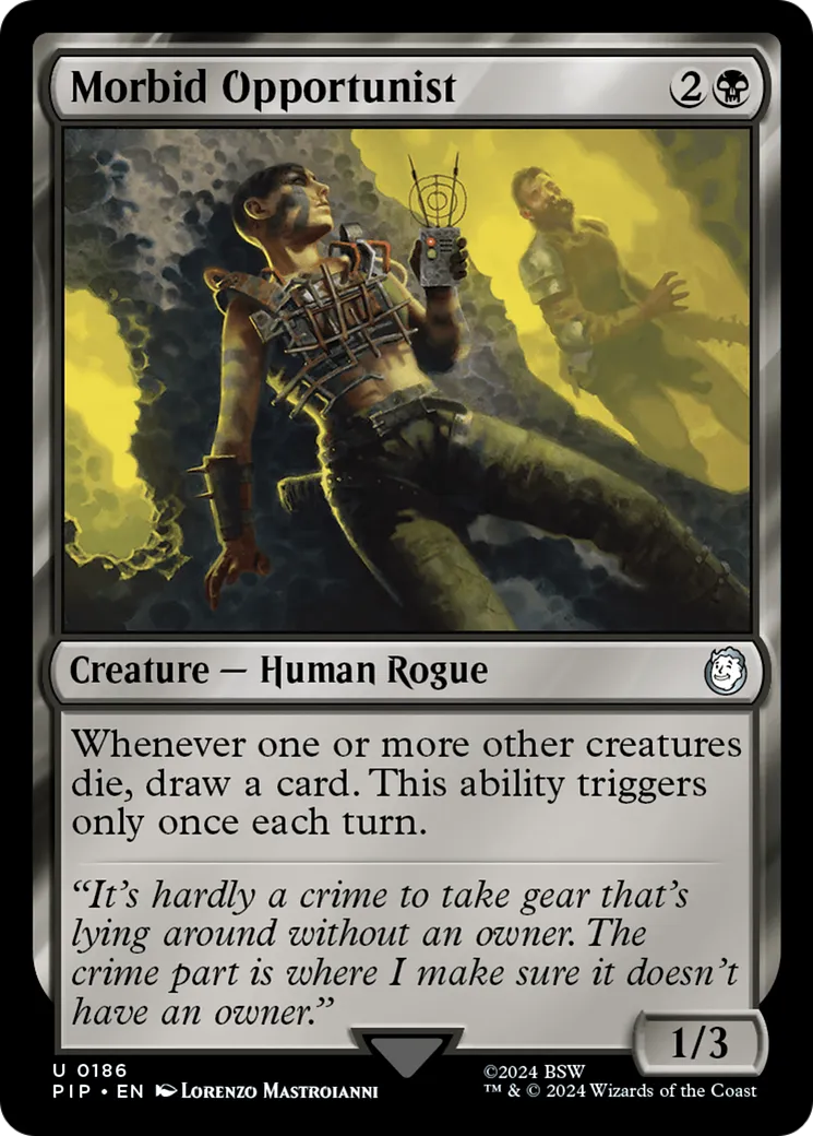 Morbid Opportunist — Fallout — Magic: The Gathering