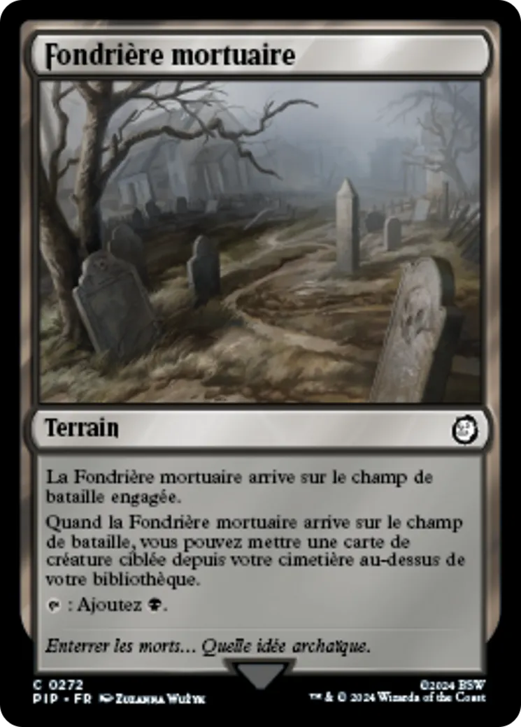 Fondrière mortuaire — Fallout — Magic: The Gathering