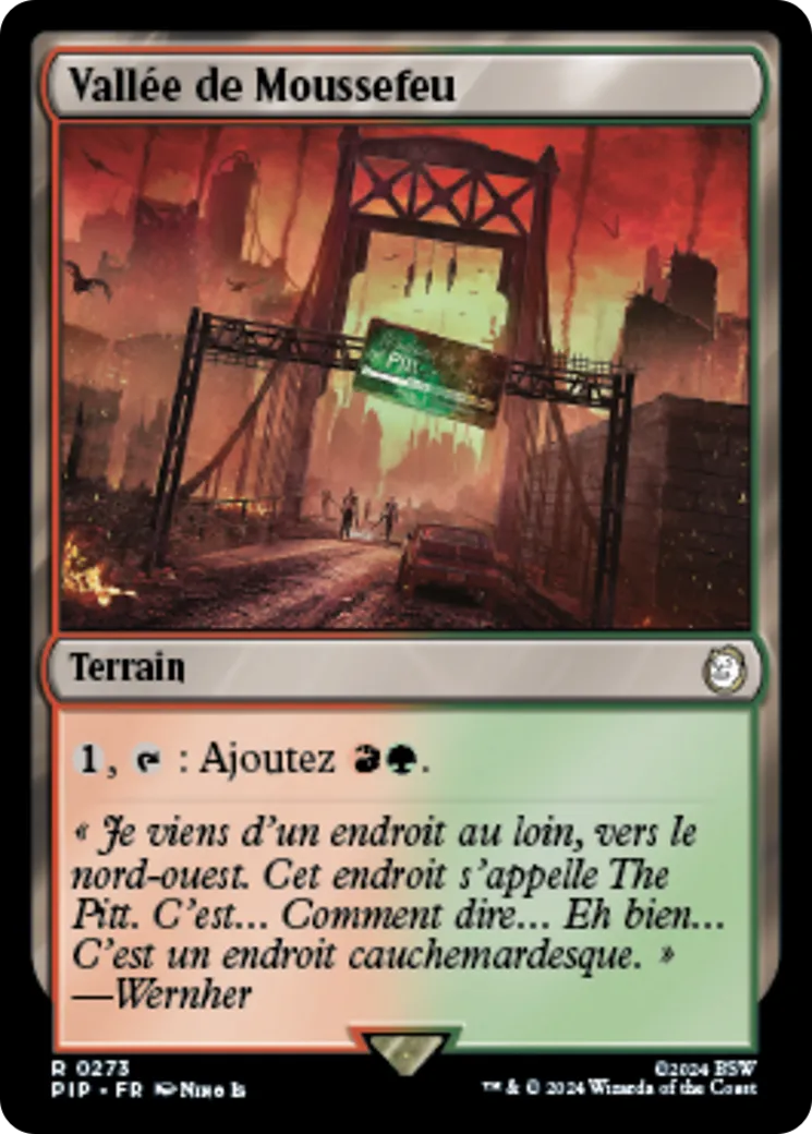 Vallée de Moussefeu — Fallout — Magic: The Gathering