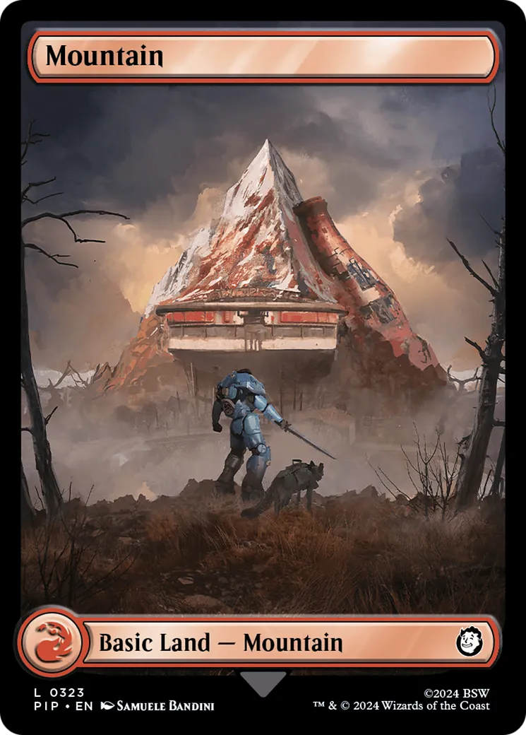 Mountain — Fallout — Magic: The Gathering