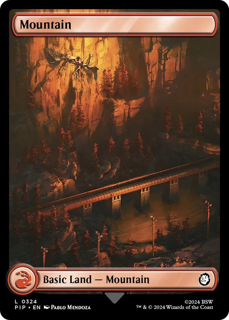 Mountain — Fallout — Magic: The Gathering