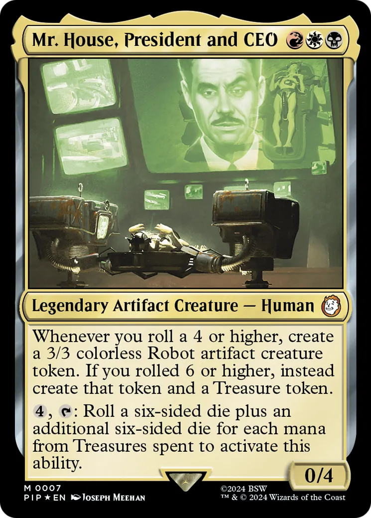 Mr. House, President and CEO — Fallout — Magic: The Gathering