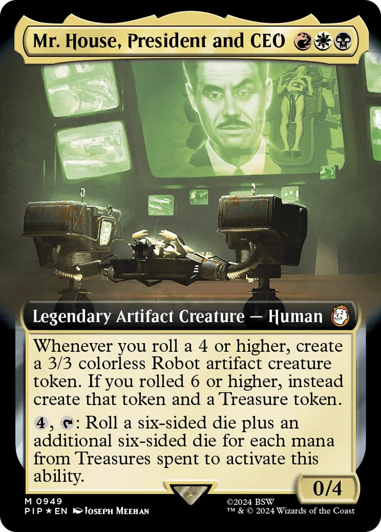 M. House, président et PDG from Fallout - Magic: The Gathering
