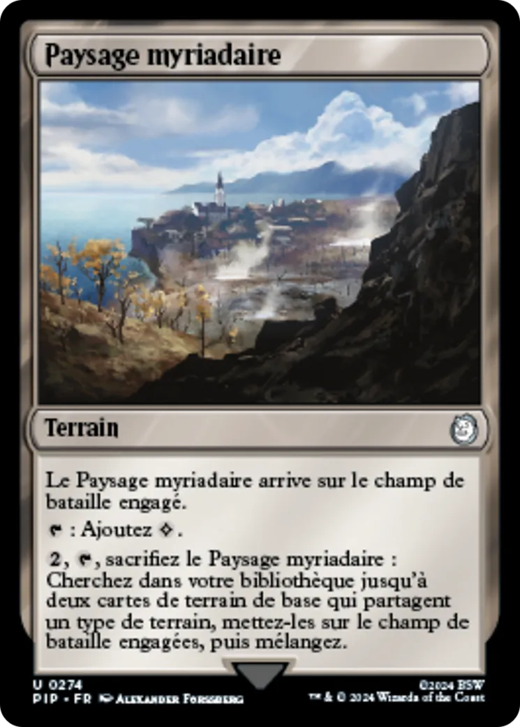 Paysage myriadaire — Fallout — Magic: The Gathering