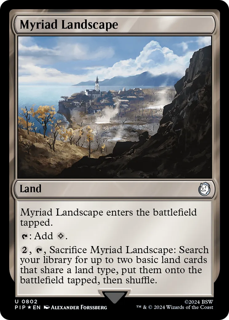 Paysage myriadaire — Fallout — Magic: The Gathering