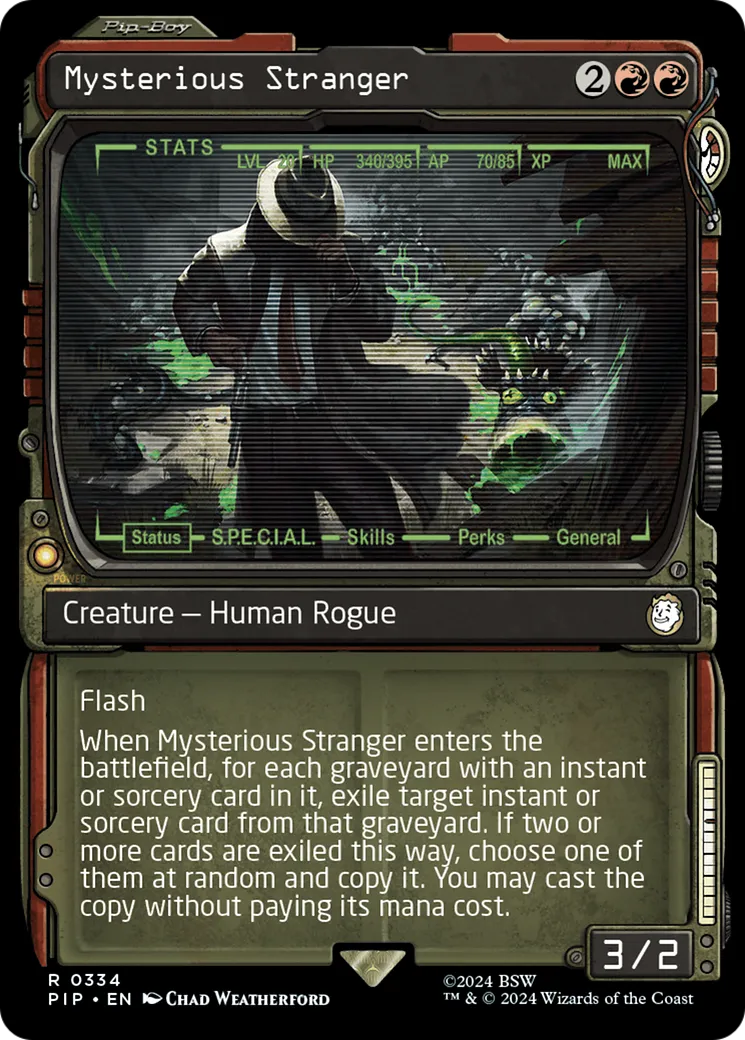 Mysterious Stranger — Fallout — Magic: The Gathering
