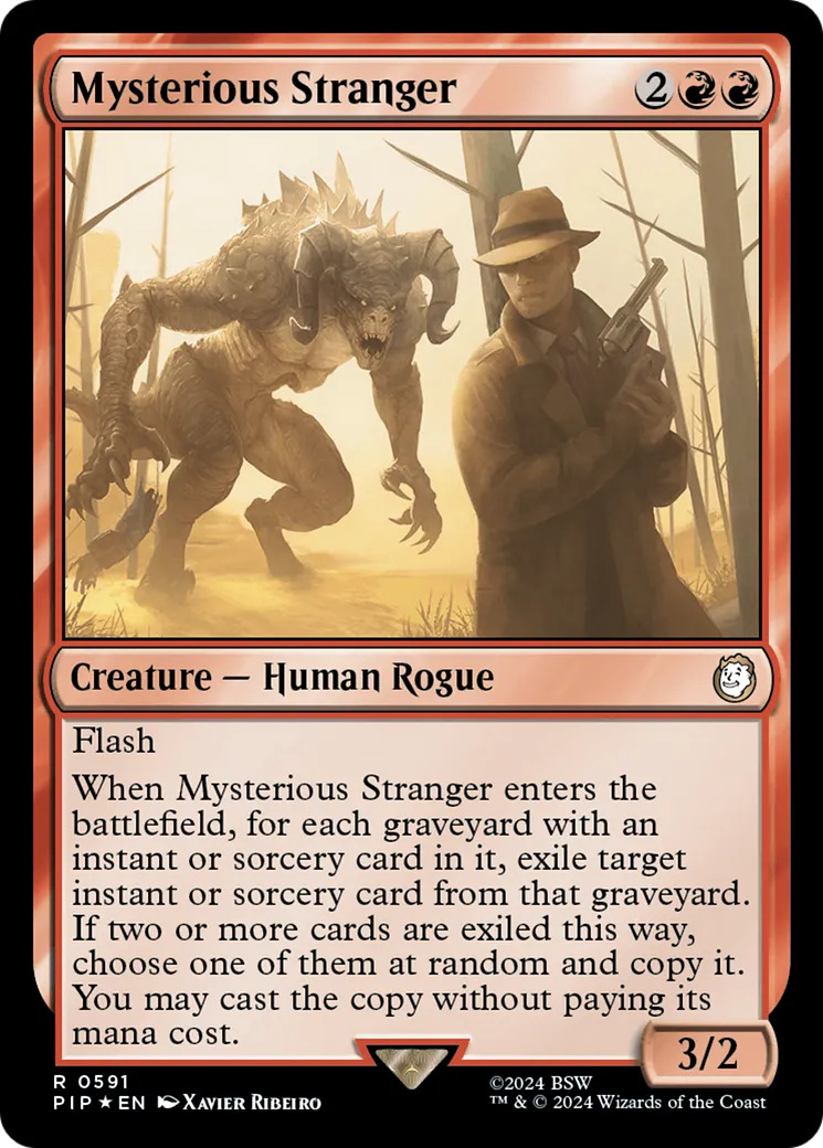 Mystérieux étranger — Fallout — Magic: The Gathering