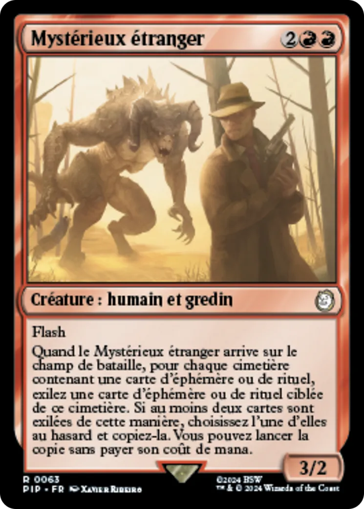 Mystérieux étranger — Fallout — Magic: The Gathering