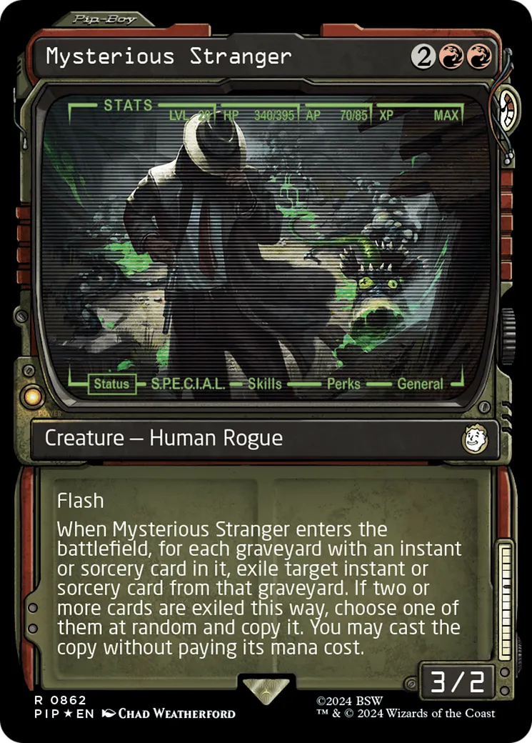 Mystérieux étranger — Fallout — Magic: The Gathering