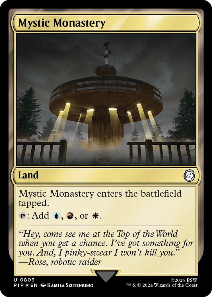 Mystic Monastery — Fallout — Magic: The Gathering