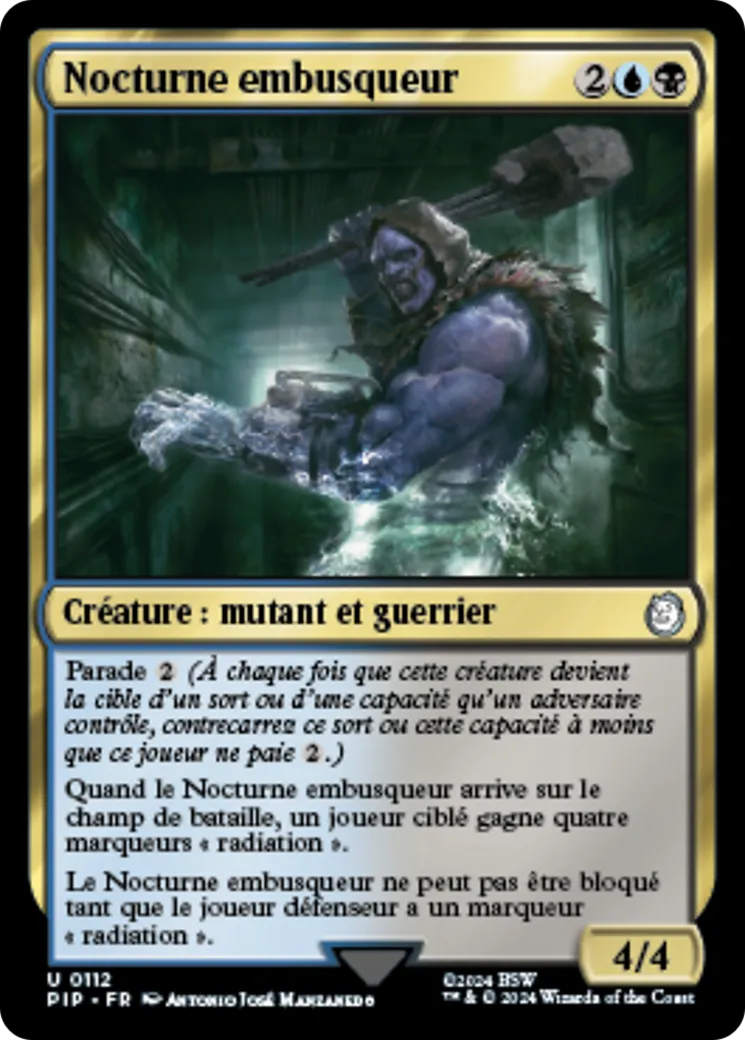 Nocturne embusqueur — Fallout — Magic: The Gathering