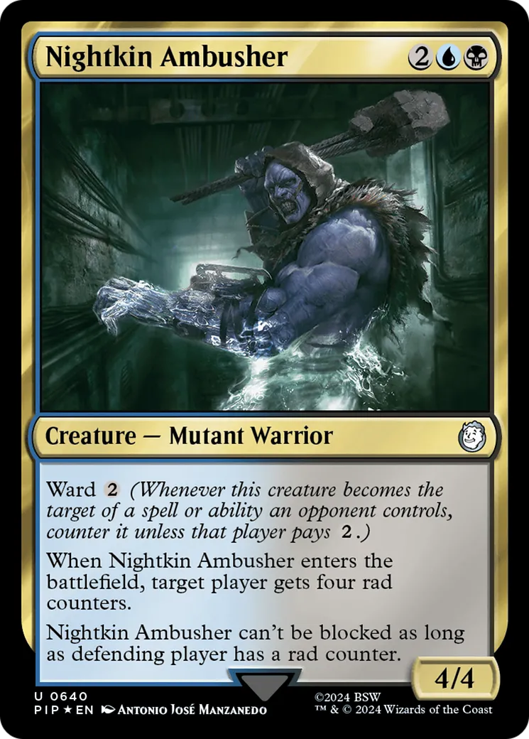Nocturne embusqueur — Fallout — Magic: The Gathering