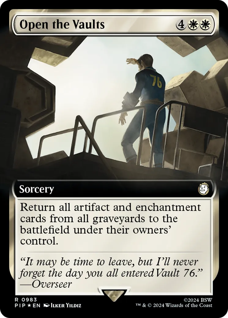 Ouvrez les chambres fortes ! — Fallout — Magic: The Gathering