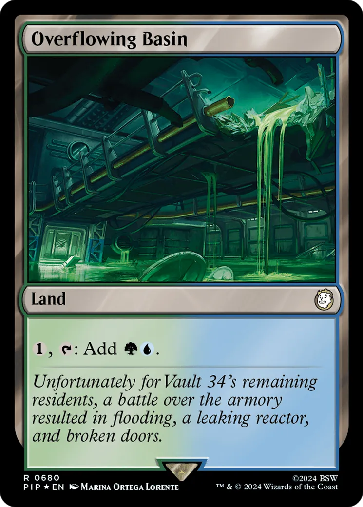Bassin débordant — Fallout — Magic: The Gathering