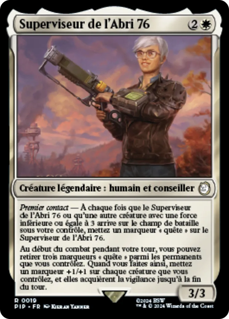 Superviseur de l'Abri 76 — Fallout — Magic: The Gathering