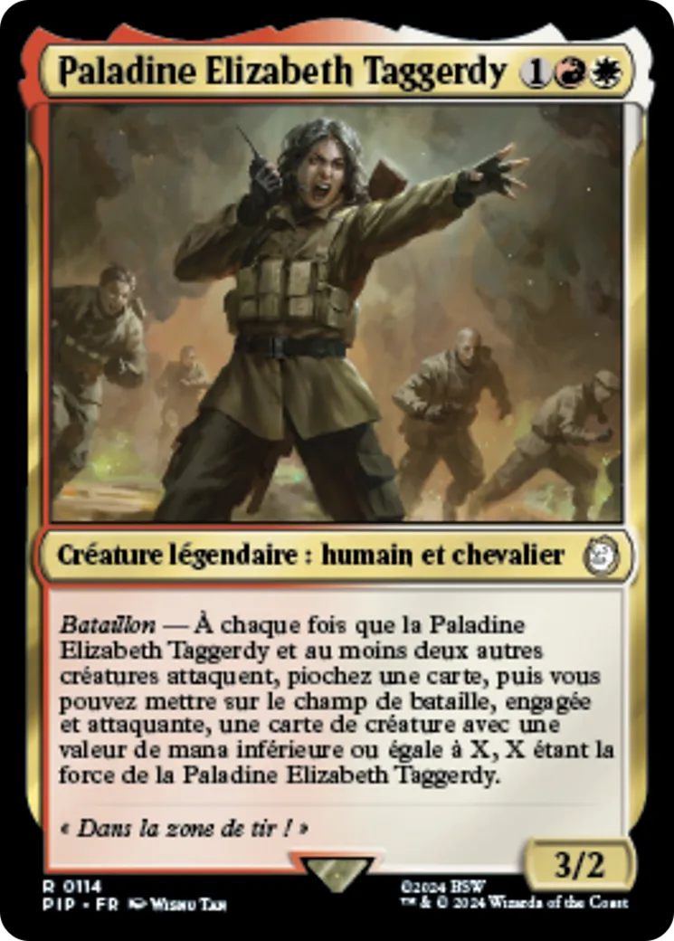 Paladine Elizabeth Taggerdy — Fallout — Magic: The Gathering