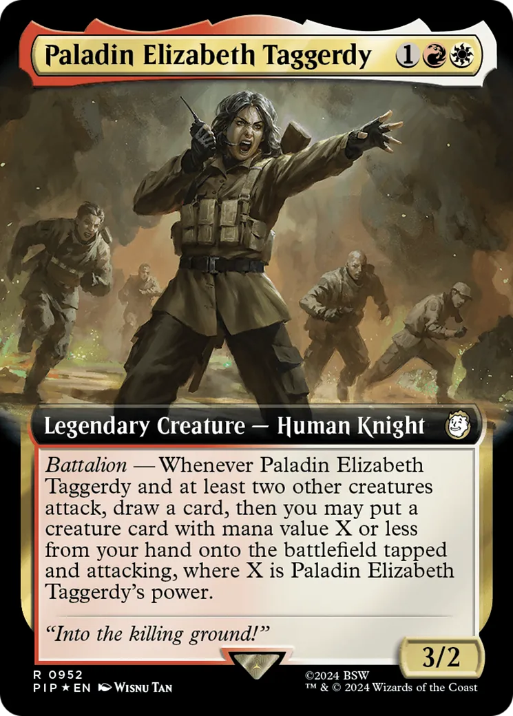 Paladine Elizabeth Taggerdy — Fallout — Magic: The Gathering