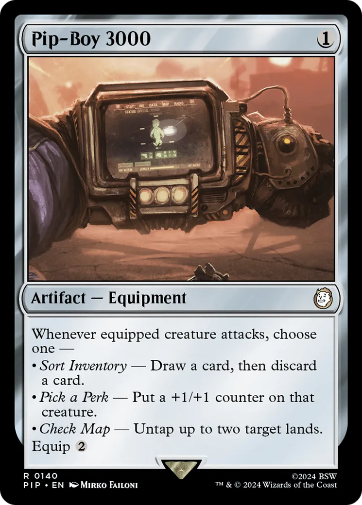 Pip-Boy 3000 — Fallout — Magic: The Gathering