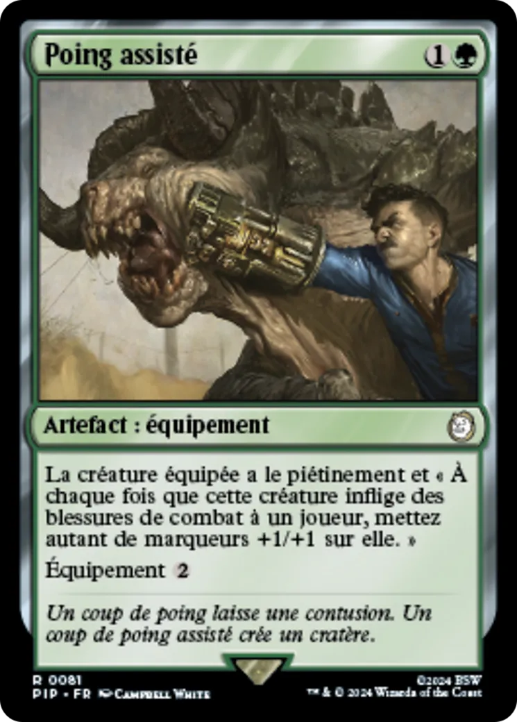 Poing assisté — Fallout — Magic: The Gathering