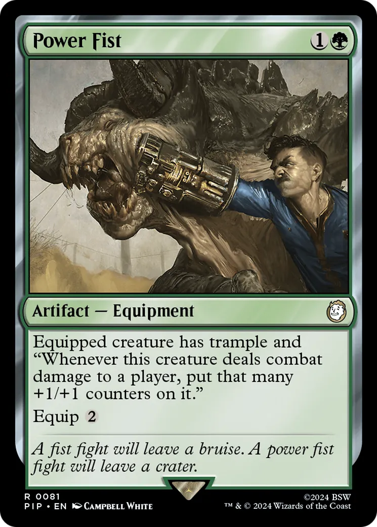 Poing assisté — Fallout — Magic: The Gathering
