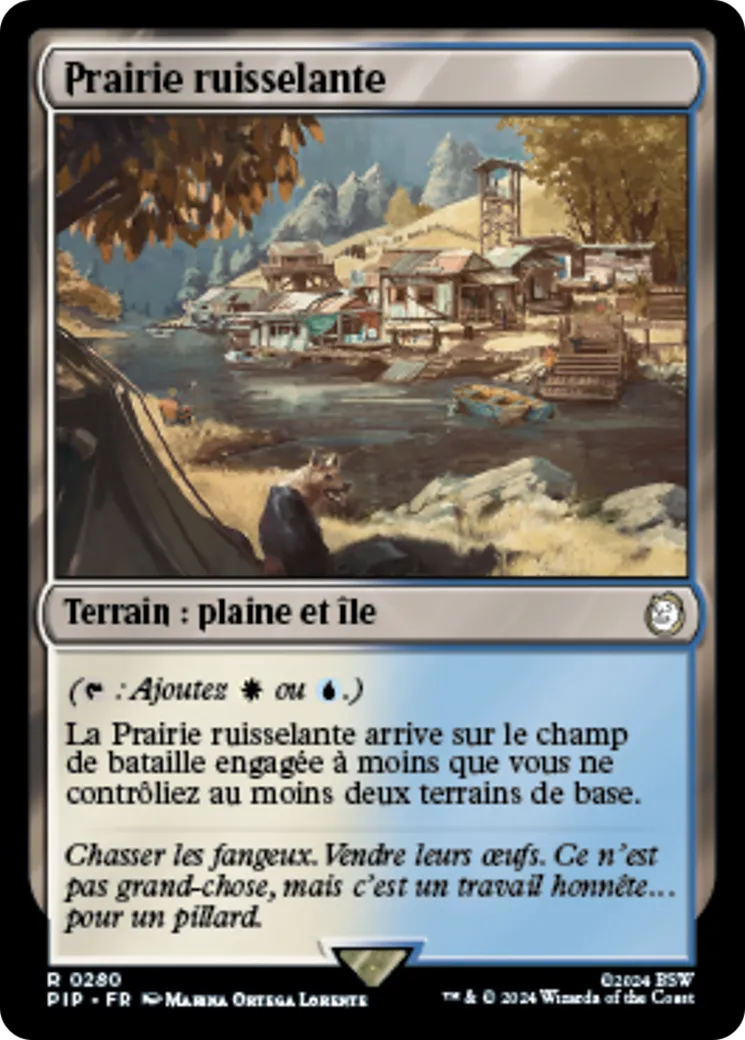 Prairie ruisselante — Fallout — Magic: The Gathering