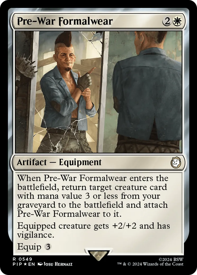 Pre-War Formalwear — Fallout — Magic: The Gathering