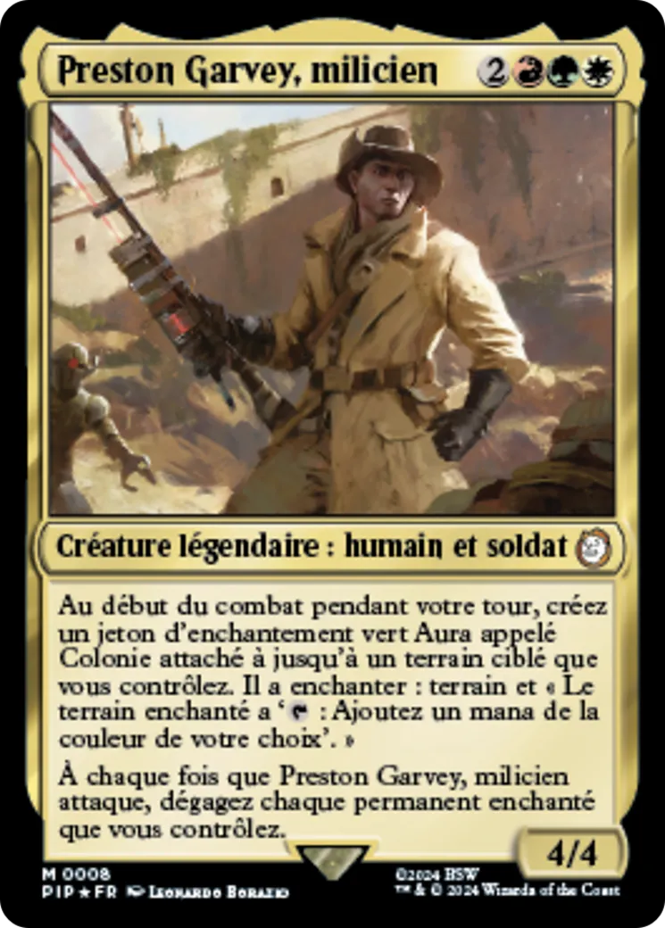 Preston Garvey, milicien — Fallout — Magic: The Gathering