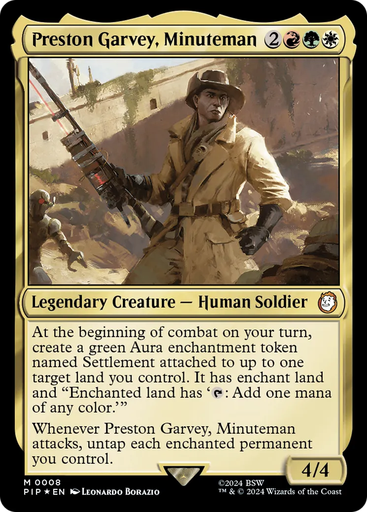 Preston Garvey, Minuteman — Fallout — Magic: The Gathering