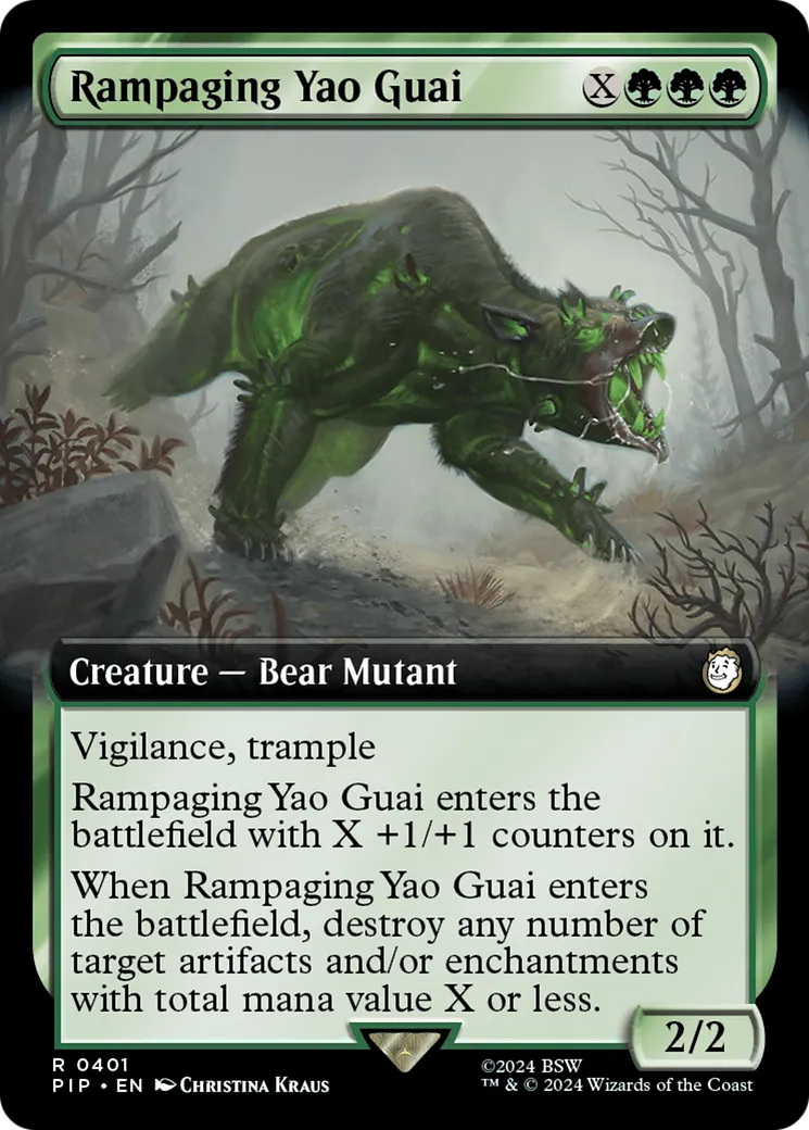 Rampaging Yao Guai — Fallout — Magic: The Gathering