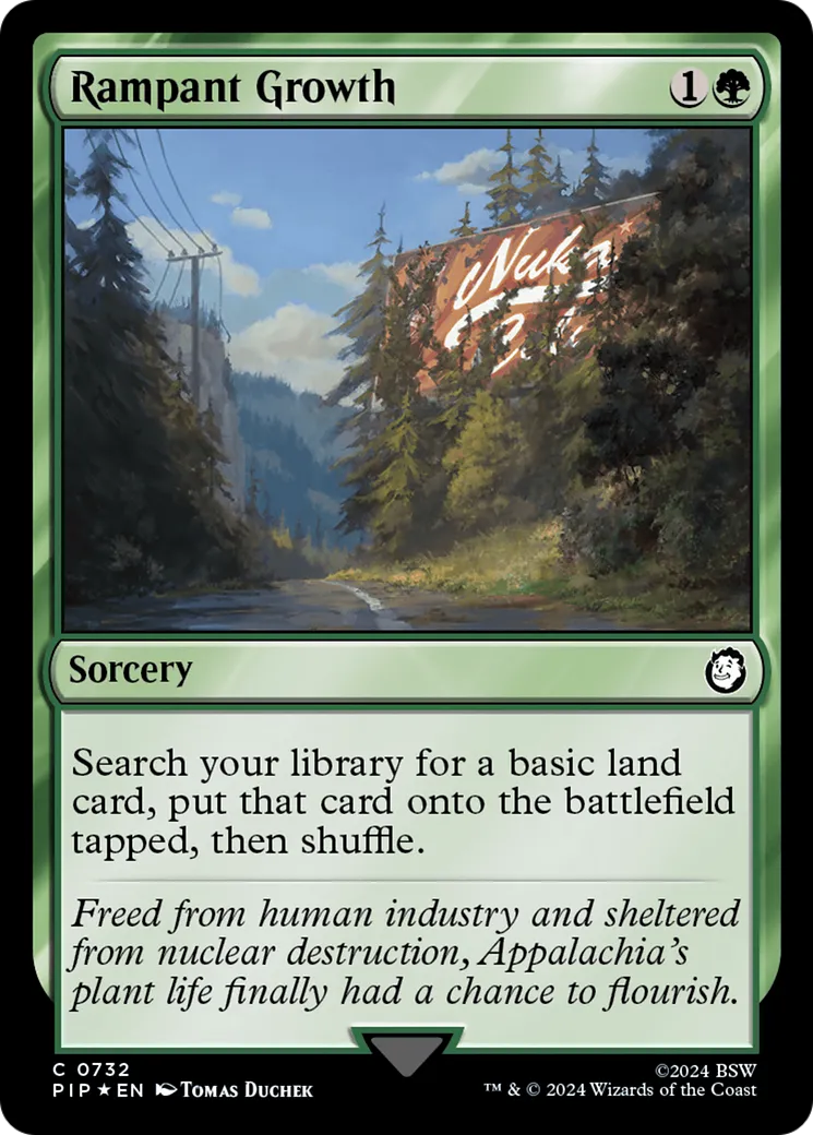 Croissance luxuriante — Fallout — Magic: The Gathering