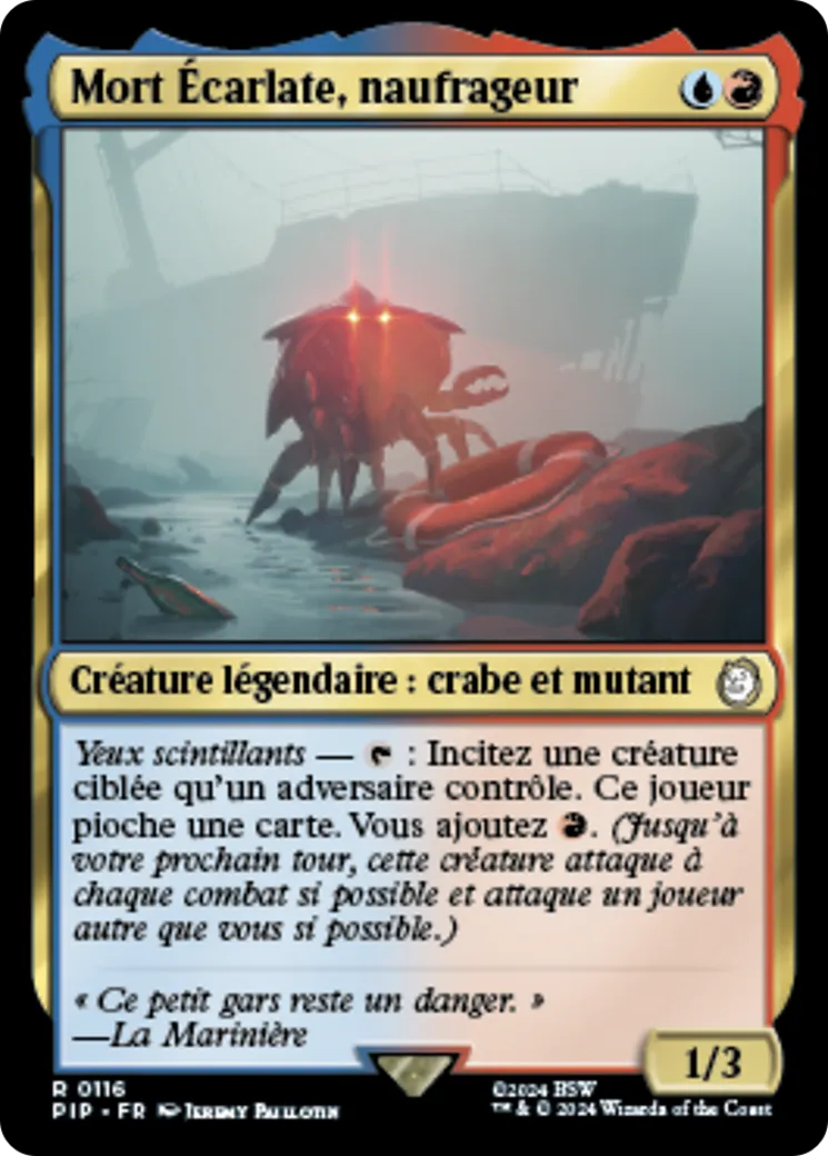 Mort Écarlate, naufrageur — Fallout — Magic: The Gathering
