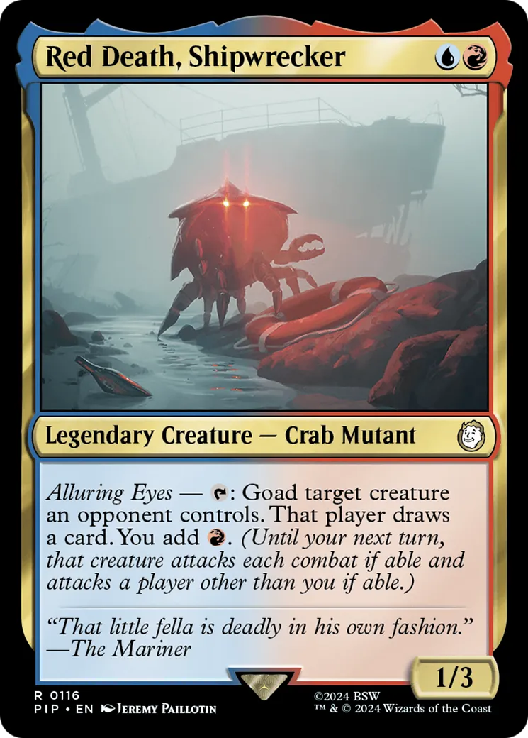 Red Death, Shipwrecker — Fallout — Magic: The Gathering