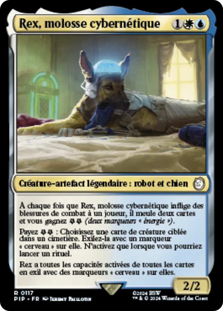 Rex, molosse cybernétique — Fallout — Magic: The Gathering