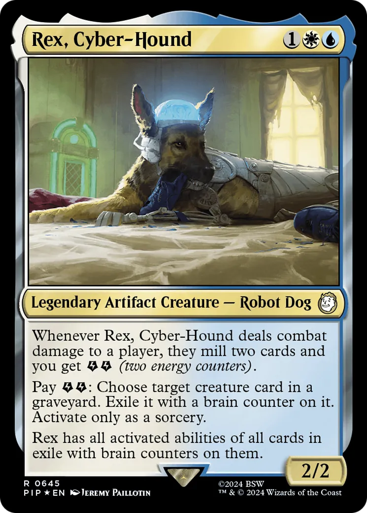Rex, Cyber-Hound — Fallout — Magic: The Gathering