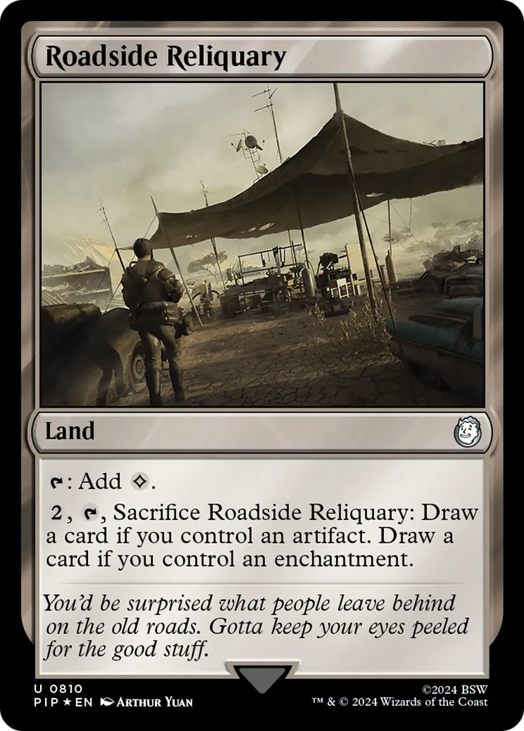 Reliquaire en bord de route — Fallout — Magic: The Gathering