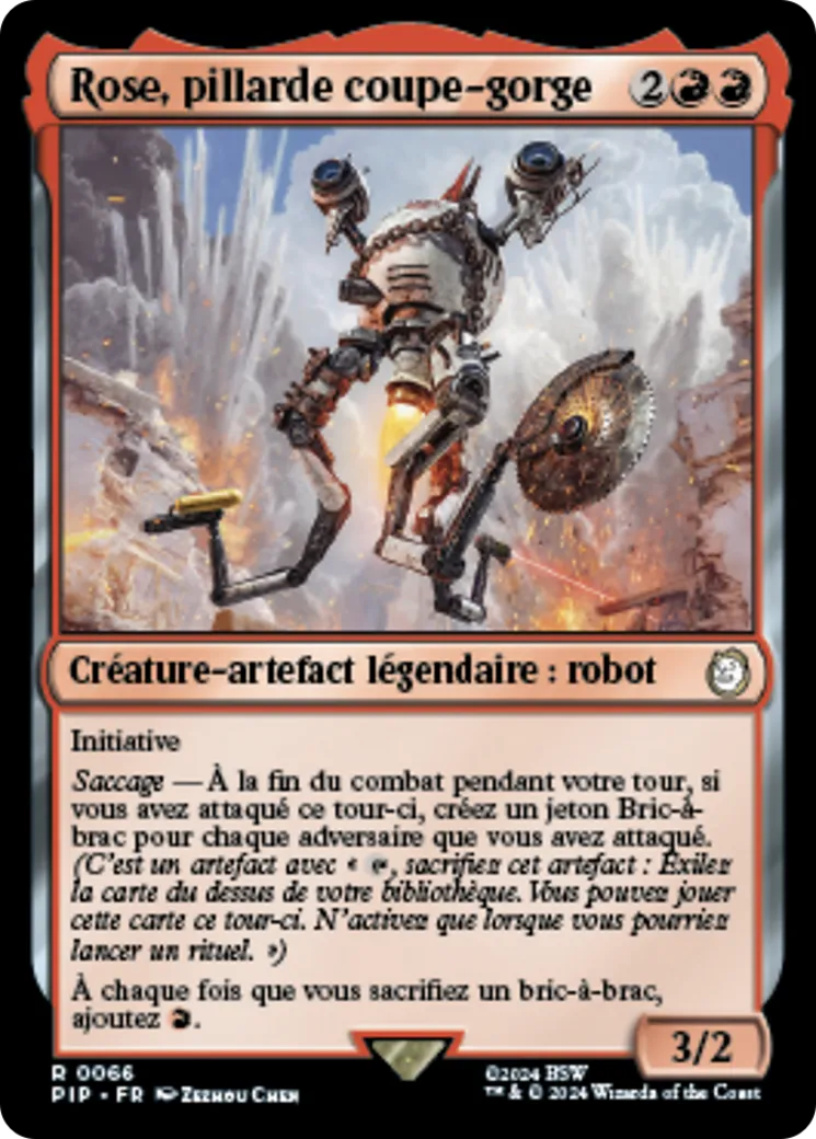 Rose, pillarde coupe-gorge — Fallout — Magic: The Gathering