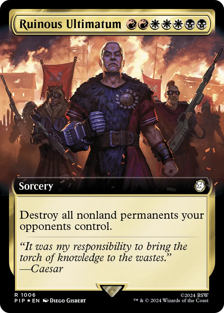 Ultimatum désastreux — Fallout — Magic: The Gathering