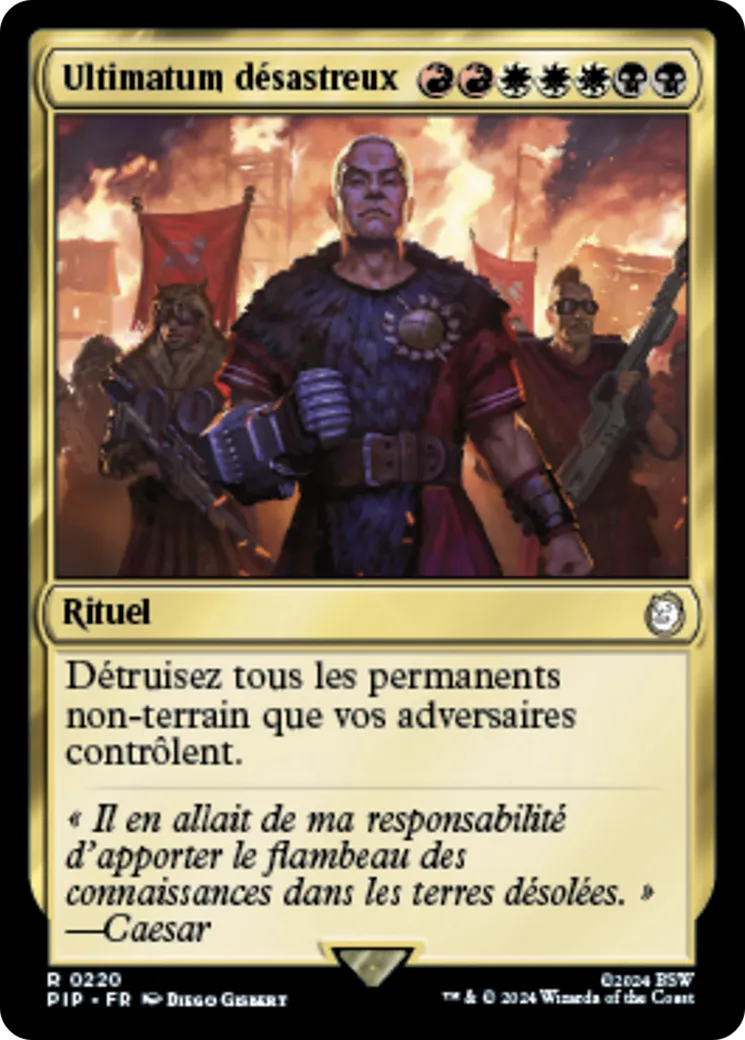 Ultimatum désastreux — Fallout — Magic: The Gathering