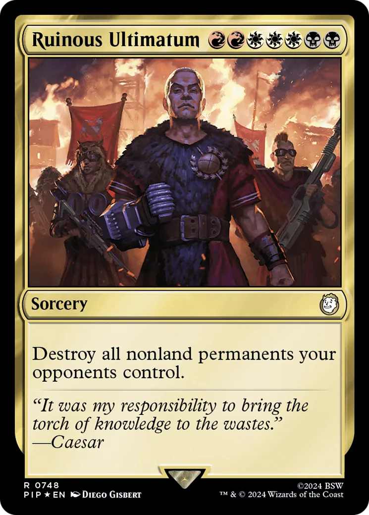 Ultimatum désastreux — Fallout — Magic: The Gathering