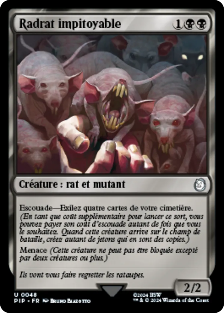 Radrat impitoyable — Fallout — Magic: The Gathering