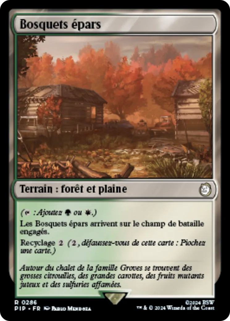 Bosquets épars — Fallout — Magic: The Gathering