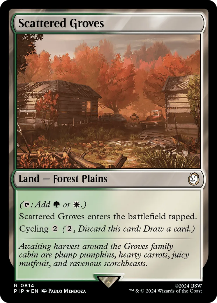 Scattered Groves — Fallout — Magic: The Gathering