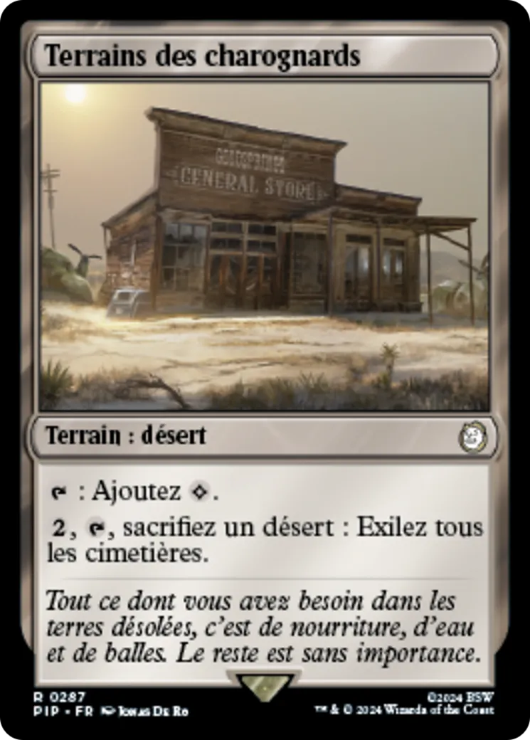 Terrains des charognards — Fallout — Magic: The Gathering