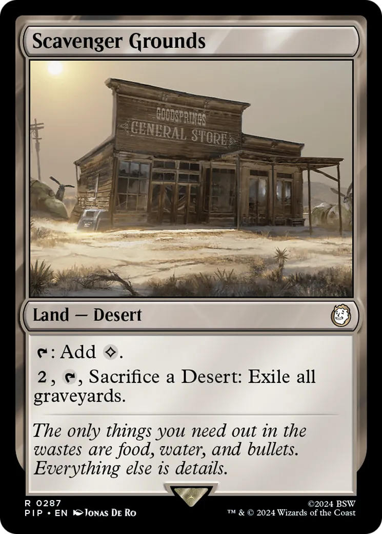 Scavenger Grounds — Fallout — Magic: The Gathering