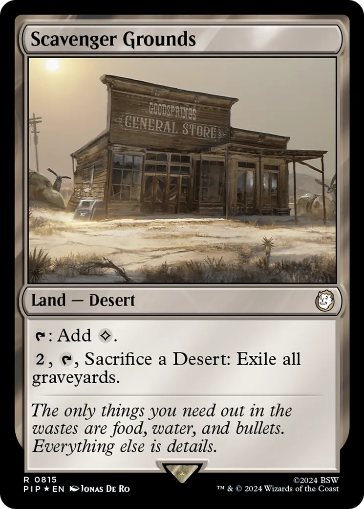 Terrains des charognards — Fallout — Magic: The Gathering